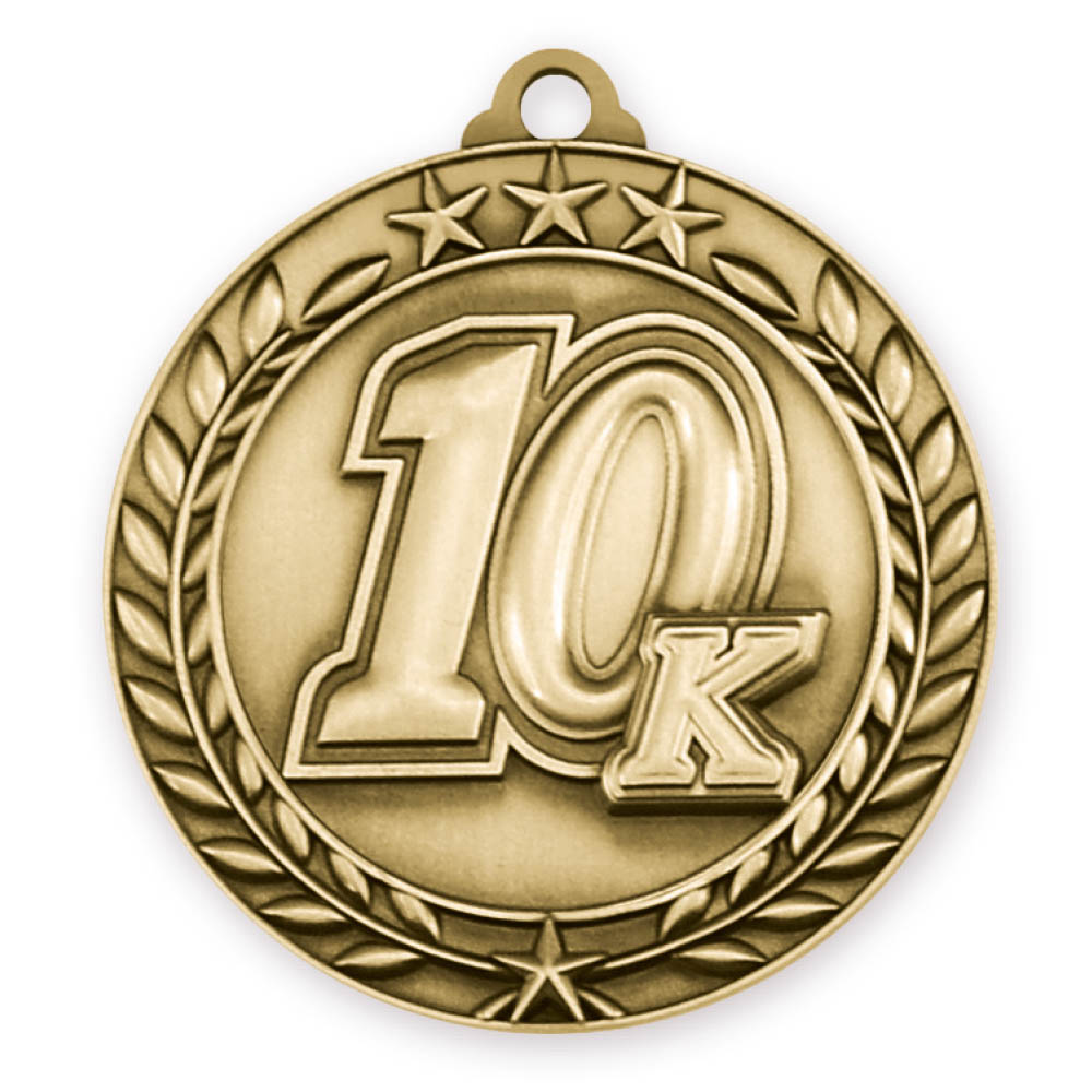 2 3/4'' 10K MEDAL (G) - Lamb Awards